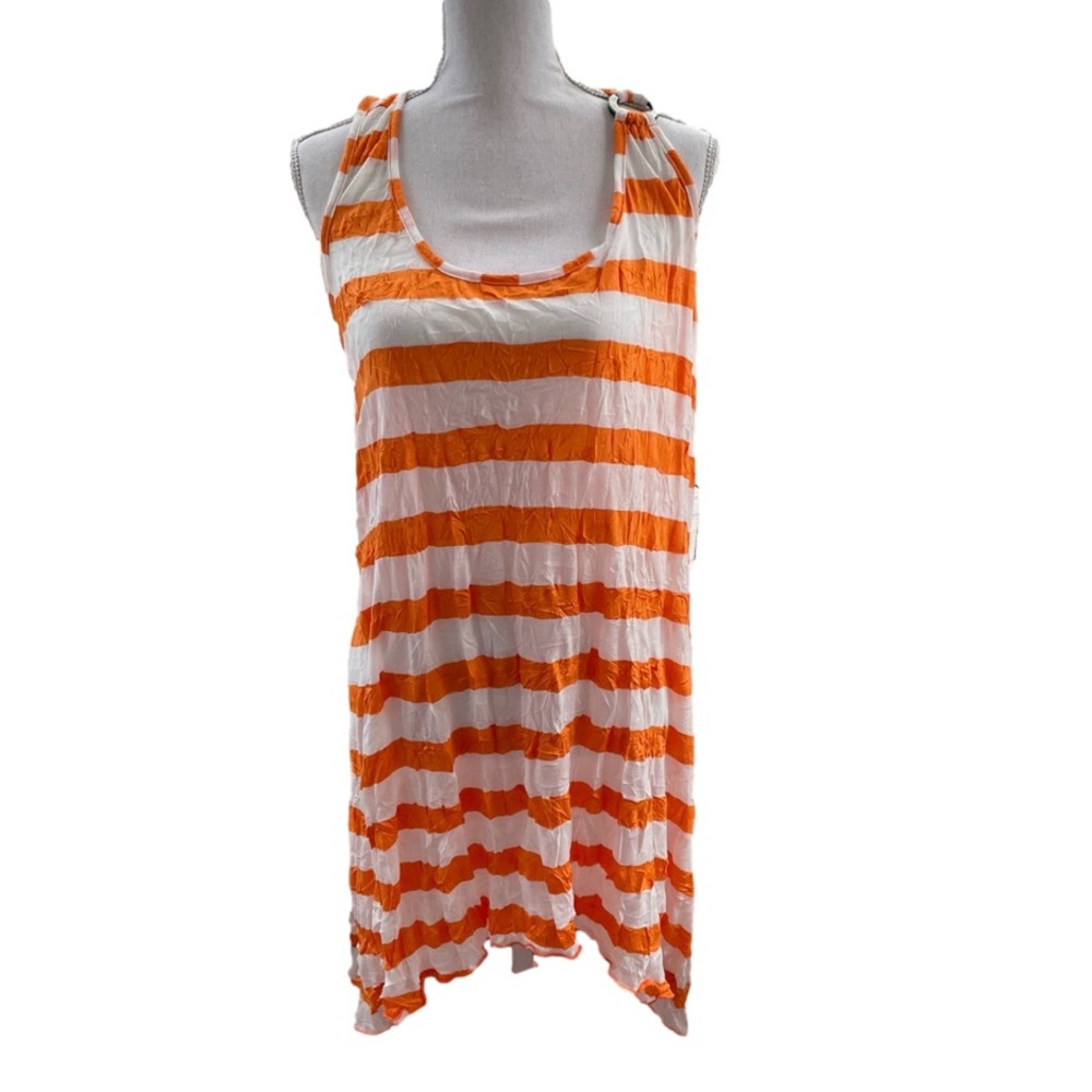 Letarte Racerback Swing Dress Coverup in Orange Size M (NWT)